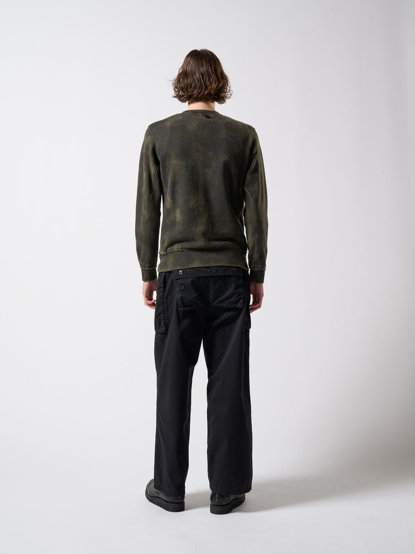 【予約品】 coating sweat / スウェット / デイリーカーキ