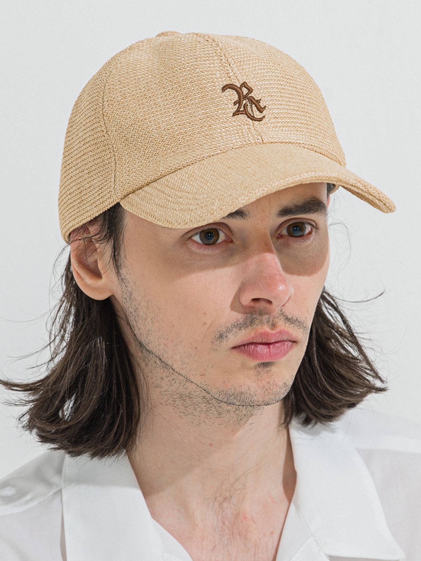 【予約品 】STRAW MESH LOW CAP / ストローメッシュローキャップ / ベージュ