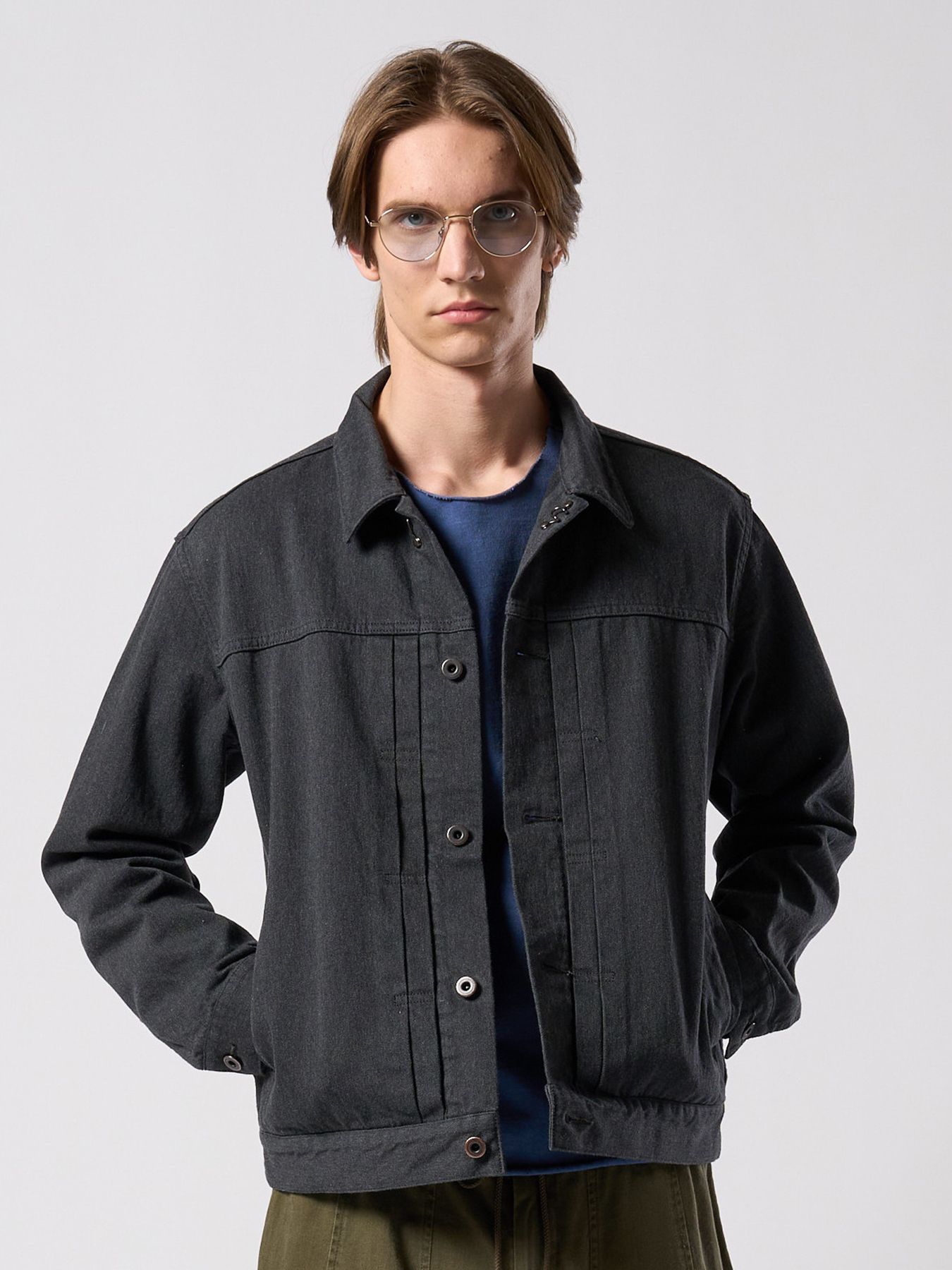 【予約品 4月19日(日) 18時締切】denim jacket type1 (OW) / ワンウォッシュ TYPE1 デニムジャケット / ダストチャコール