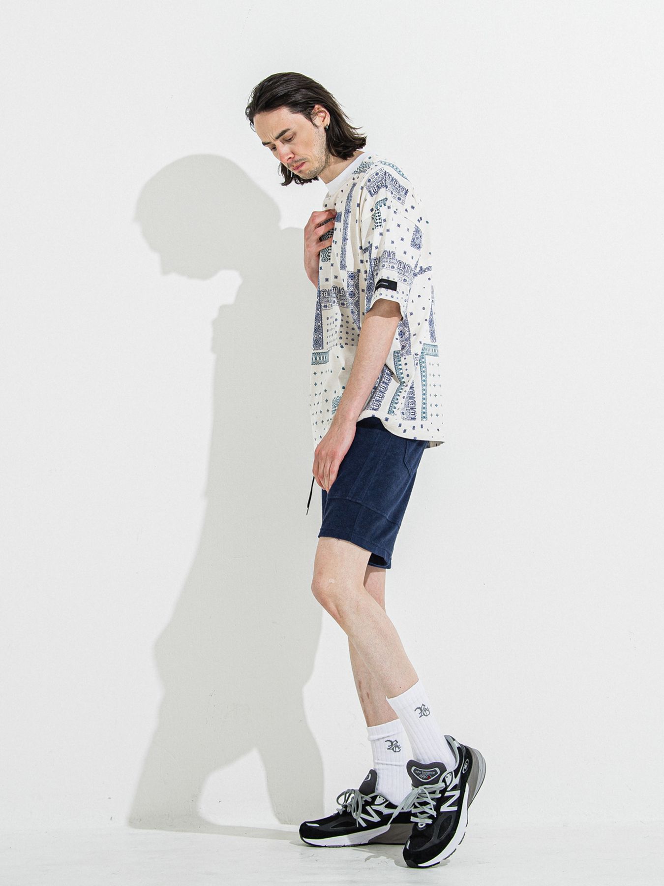 【予約品】TYLER PILE SHORTS / タイラーパイルショーツ / ネイビー