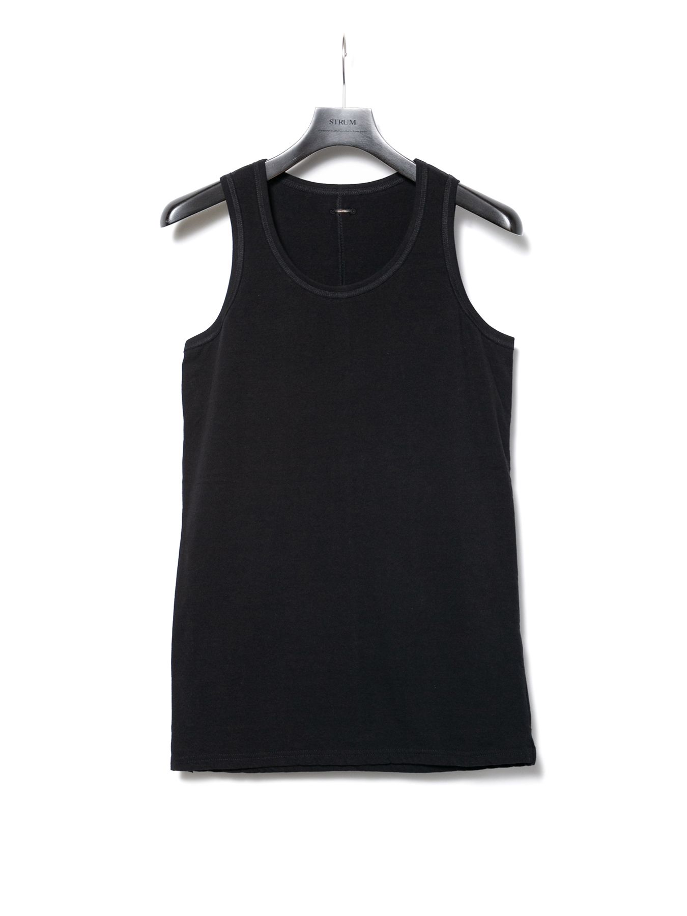 【予約品 10月12日(日) 締切】Natural Soft Cotton Tank Top / 30/-ナチュラルソフト天竺 タンクトップ / ブラック