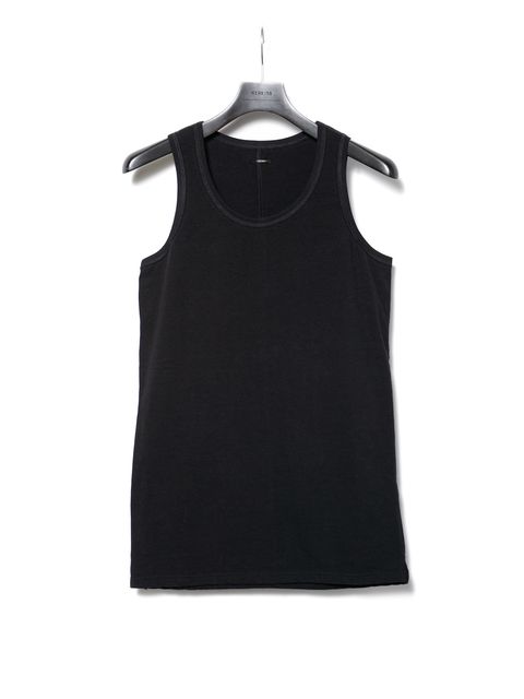 【予約品 10月13日(月) 締切】Natural Soft Cotton Tank Top / 30/-ナチュラルソフト天竺 タンクトップ / ブラック