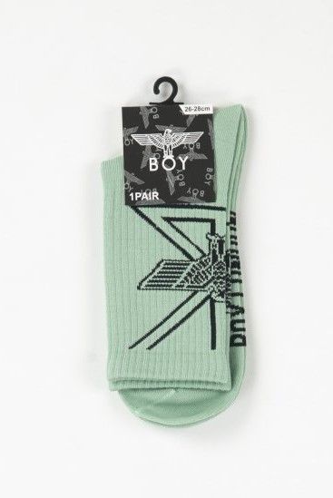 UK EAGLE SOX ソックス / GREEN 【BOY LONDON】