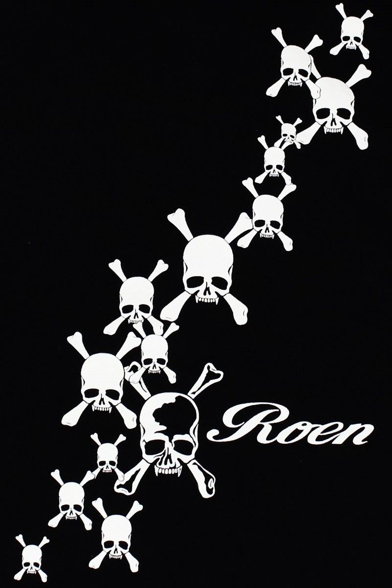 SHOOTING HOODIE BLACK フルジップ【Roen】
