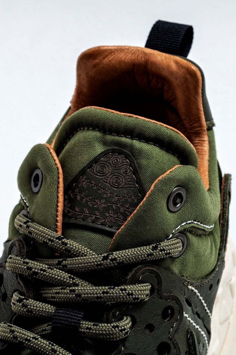《3/4(木)19:00〆予約品》 MUSTARD WALNUT CRAFT FM78002 / KHAKI 【Flower MOUNTAIN】 8月末入荷予定