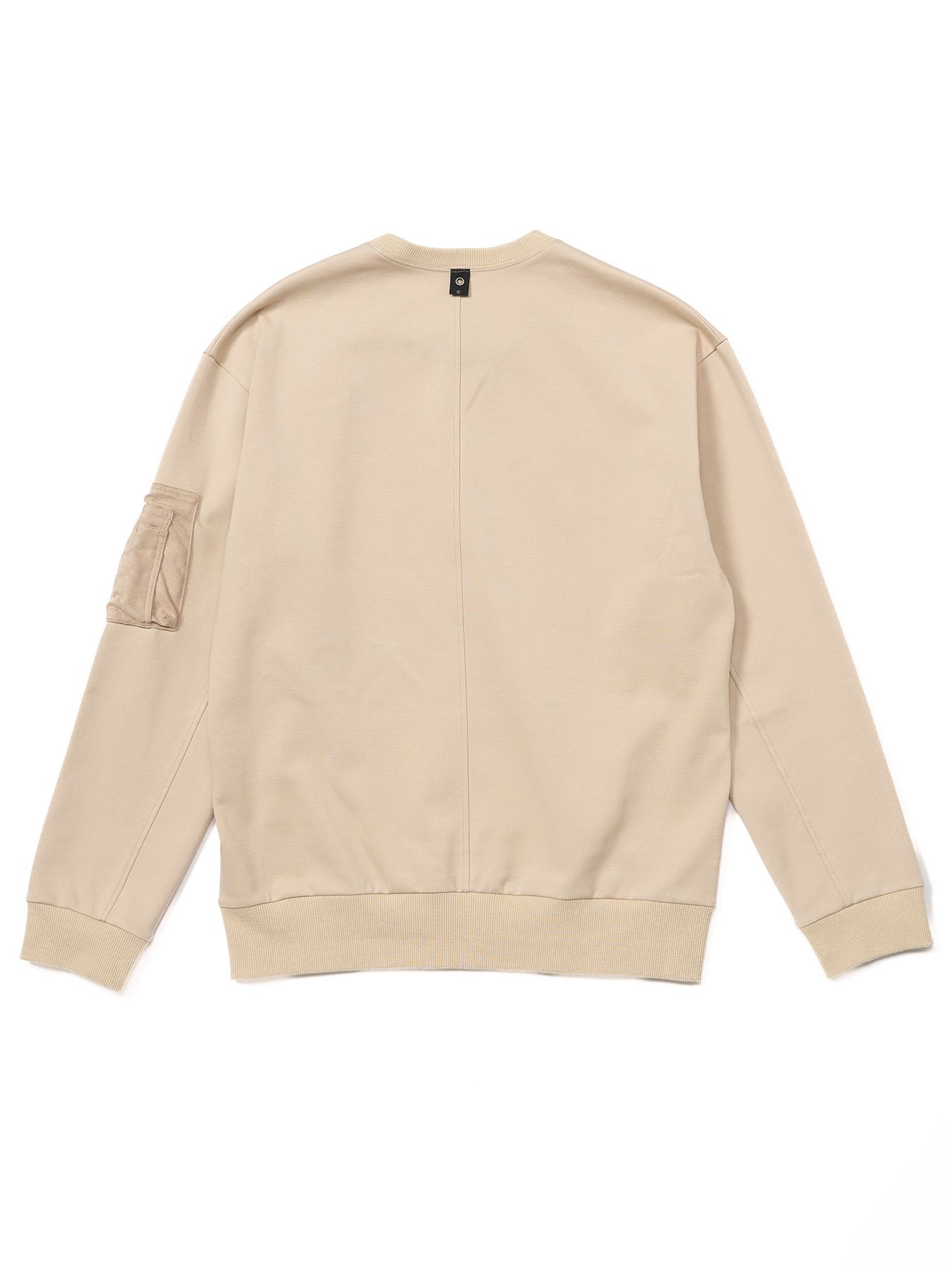 【予約品 9月23日(火) 締切】utility pocket sweatshirt / ユーティリティー ポケット スウェットシャツ / ライトベージュ