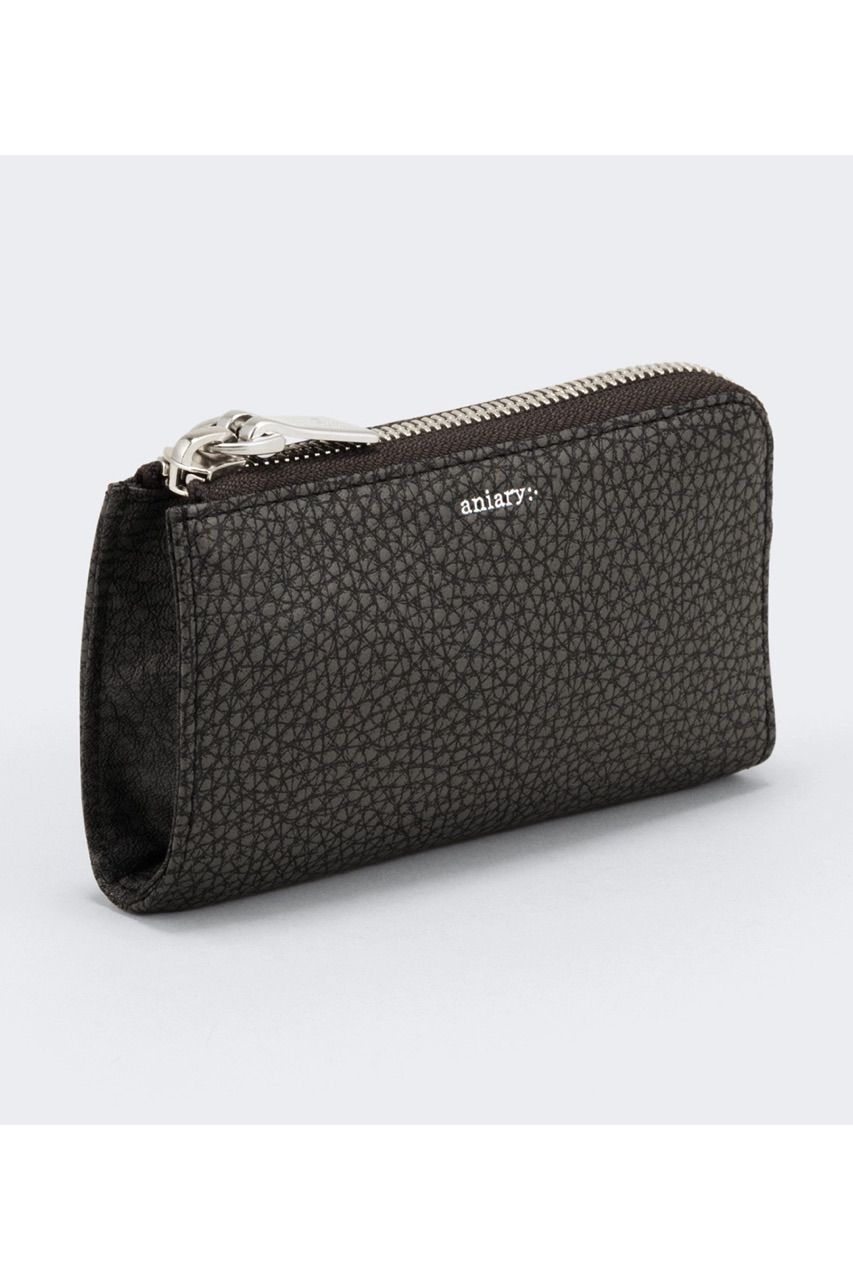 キーケース Grind Leather / Black 【aniary】