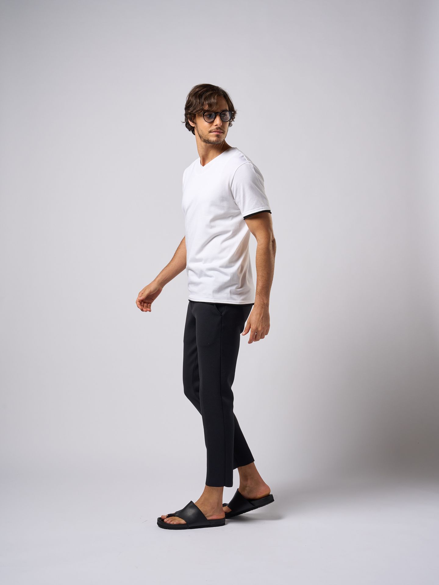 【予約品9月19日 10時締め】 cool touch V-neck S/S / VネックTシャツ / ホワイト