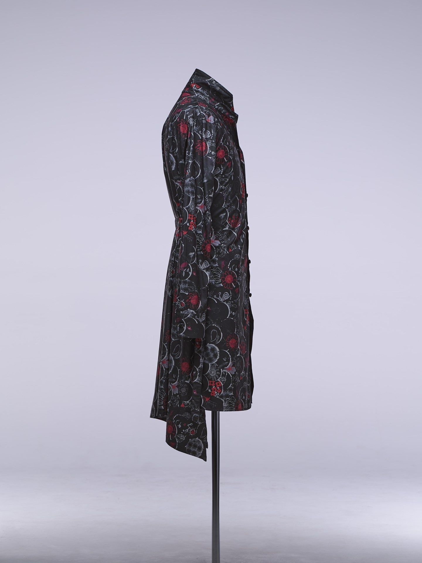 《予約品》 StandCollarFlareShirt / スタンドカラーフレアシャツ / ブラックEDEN 【THE ONENESS】