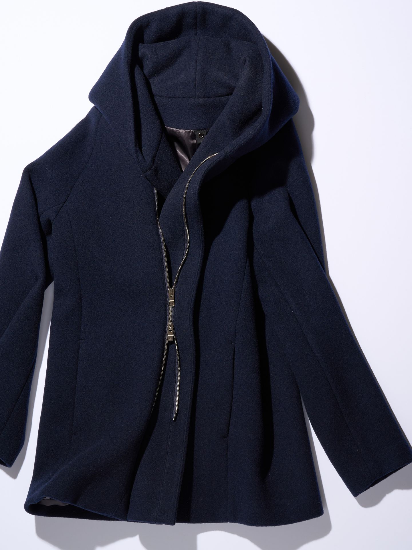 【予約品】 zip witch coat / フーデットコート / ネイビー