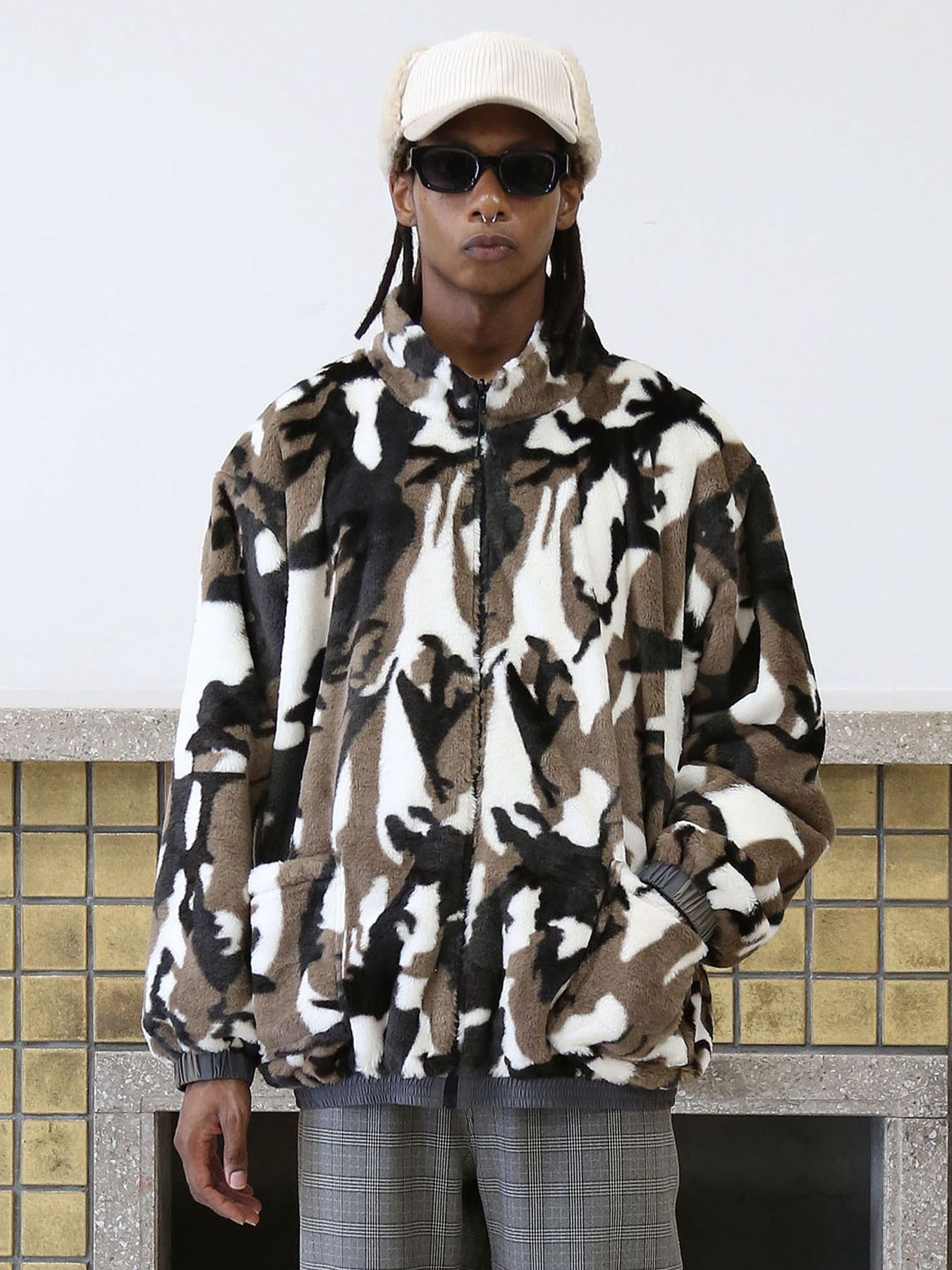 リバーシブル REVERSIBLE-HYPE JKT / GRAY-BEIGE【QUOLT】