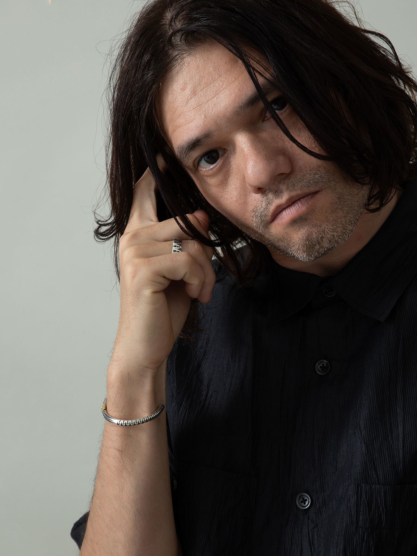 【予約品 2月1日(日) 締切】WAVEWASHER SHIRTS / ワッシャー加工シャツ / ブラック