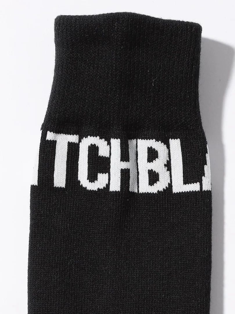 CLASSIC CREW SOCKS / BLACKソックスブラック 【SWITCH BLADE】