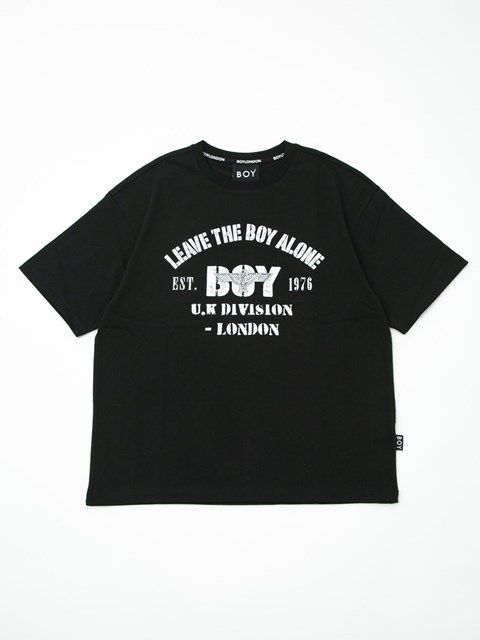 VINTAGE PRINTED HEAVY WEIGHT TEE BLACK / Tシャツ / ブラック 【BOY LONDON】