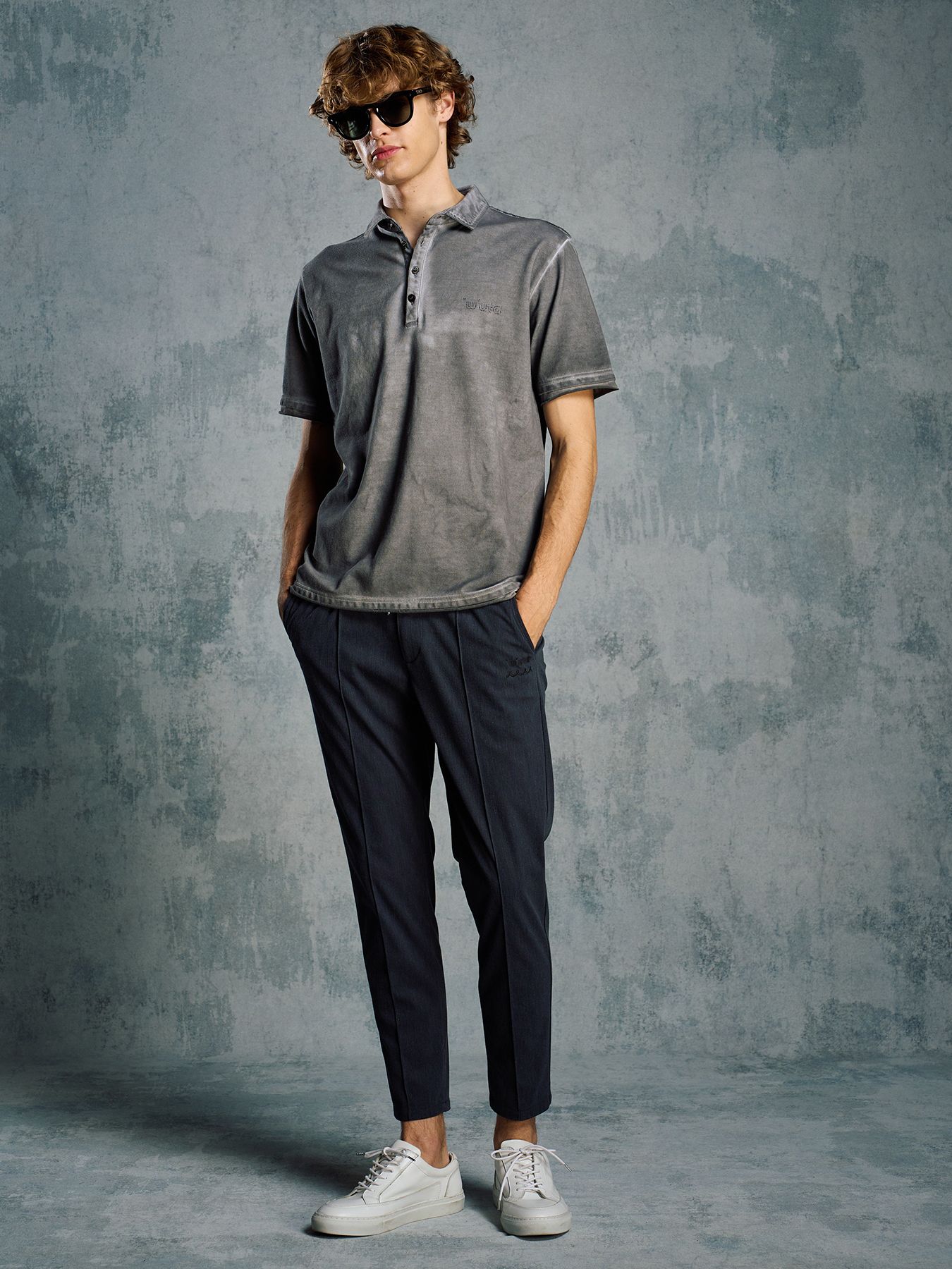 【予約品 1月25日(日) 締切】muta × wjk collection：smart pin-tuck slacks  / スマートピンタック スラックス / ブラック