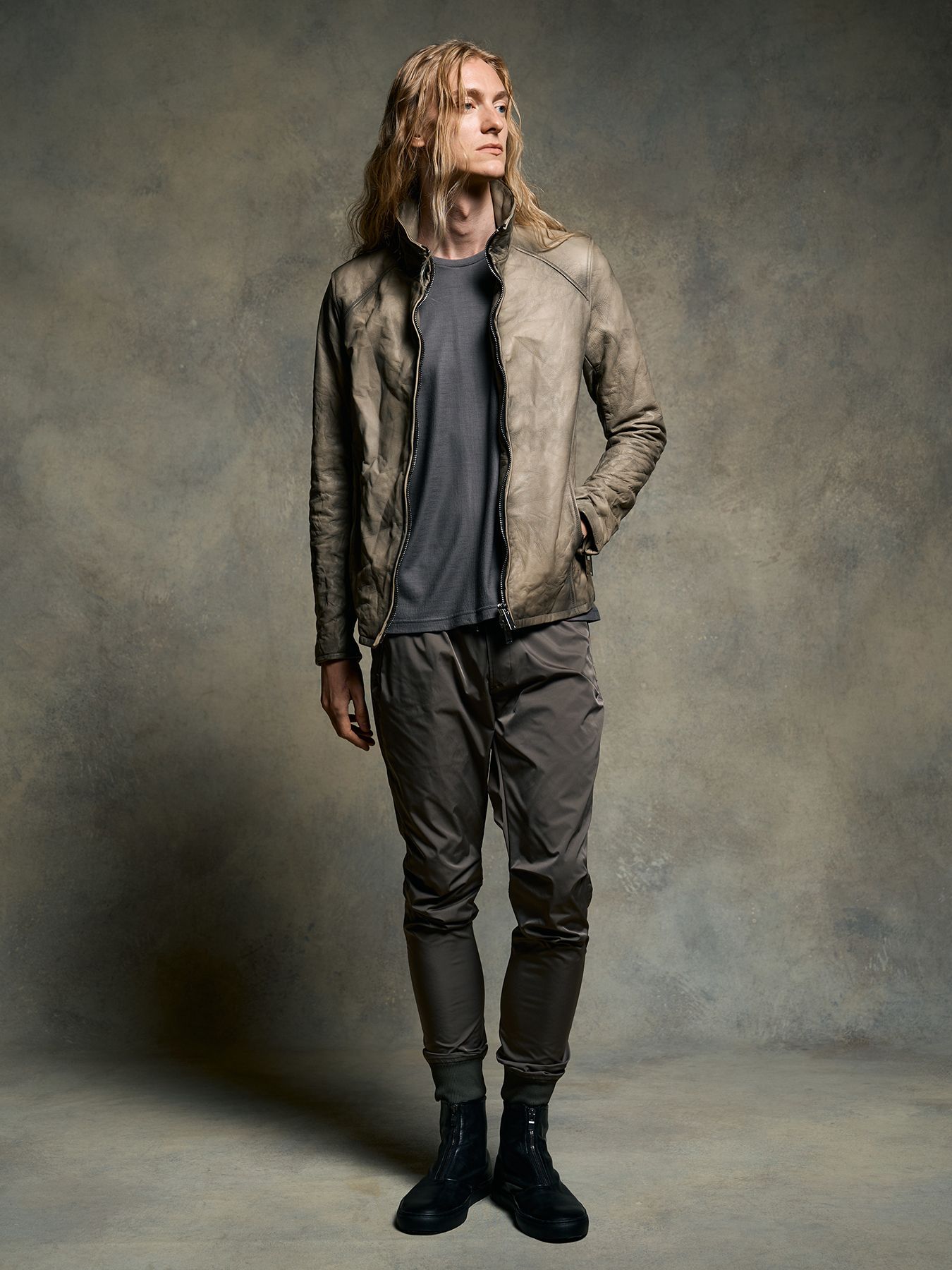 【予約品 9月23日(火) 締切】ex.comfy wool S/S / エクスコンフィーウール ショートスリーブ / スチールグレー