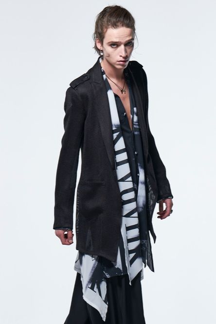 《予約品》 UnconPeackedJacket / ブラック 【kiryuyrik】 2023年5月以降入荷予定