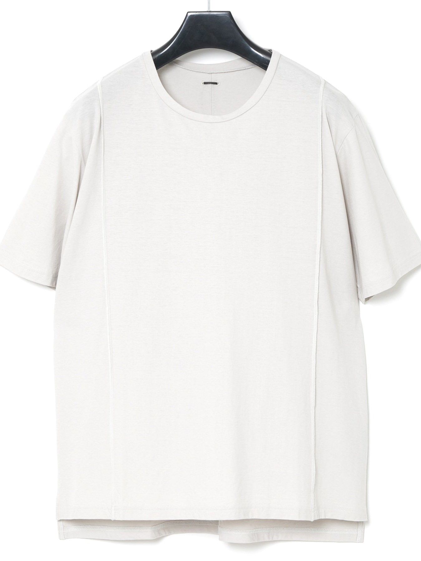 接触冷感 ガス強撚天竺 H/S T シャツ / H/S T-Shirts / ライトグレー 【STRUM】