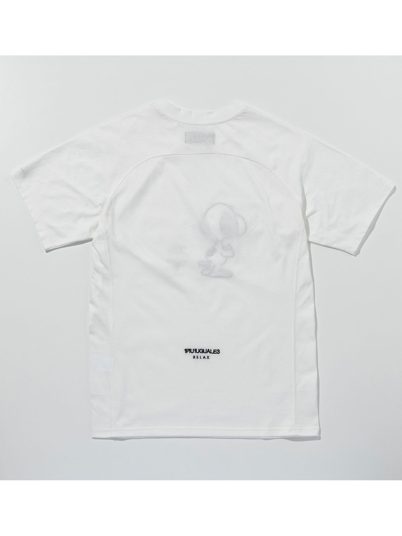 スヌーピー コラボ 半袖Tシャツ  / ホワイト 【PEANUTS × 1PIU1UGUALE3 RELAX】
