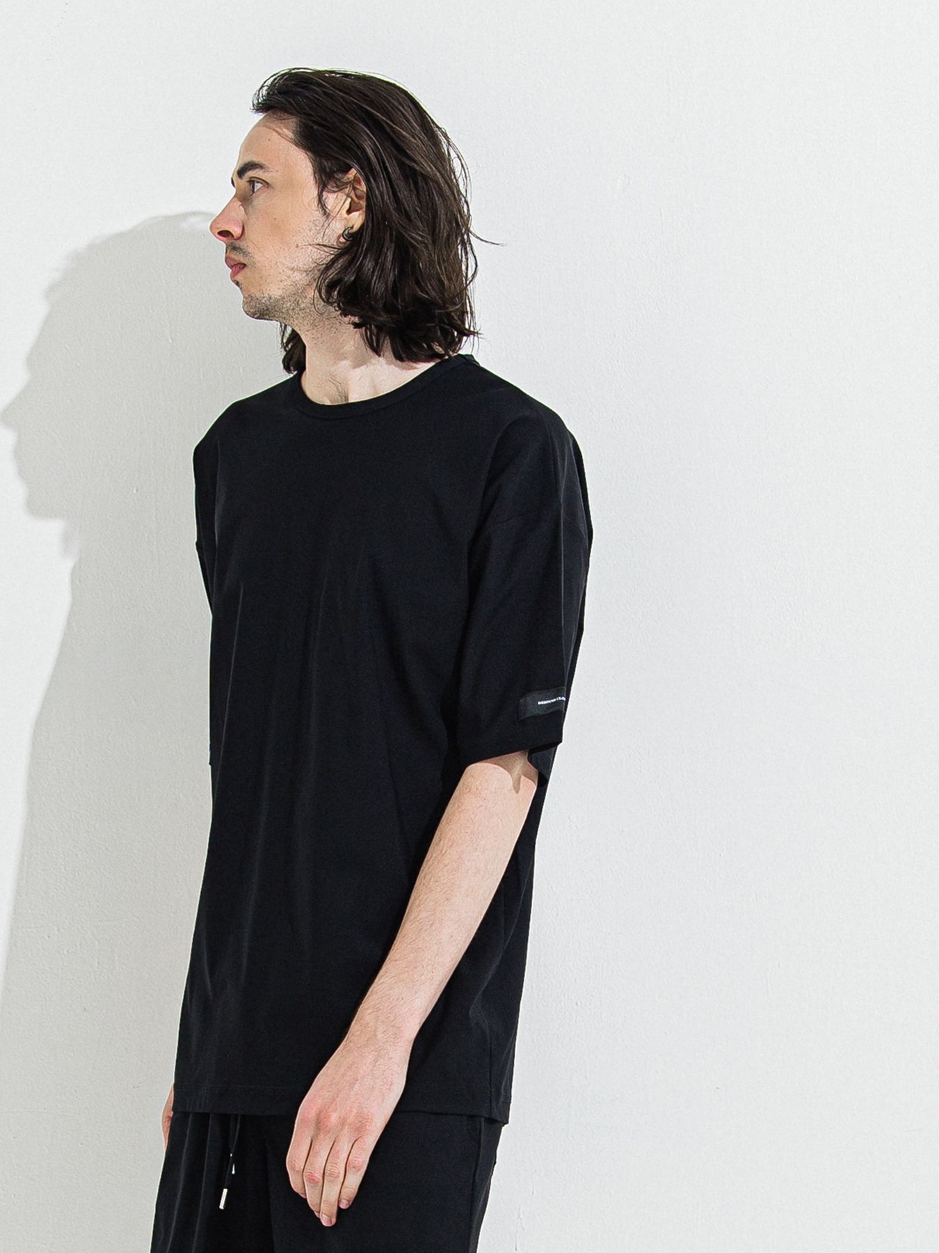 【予約品 】NYLON OVER T /  ナイロンオーバーサイズTシャツ / ブラック
