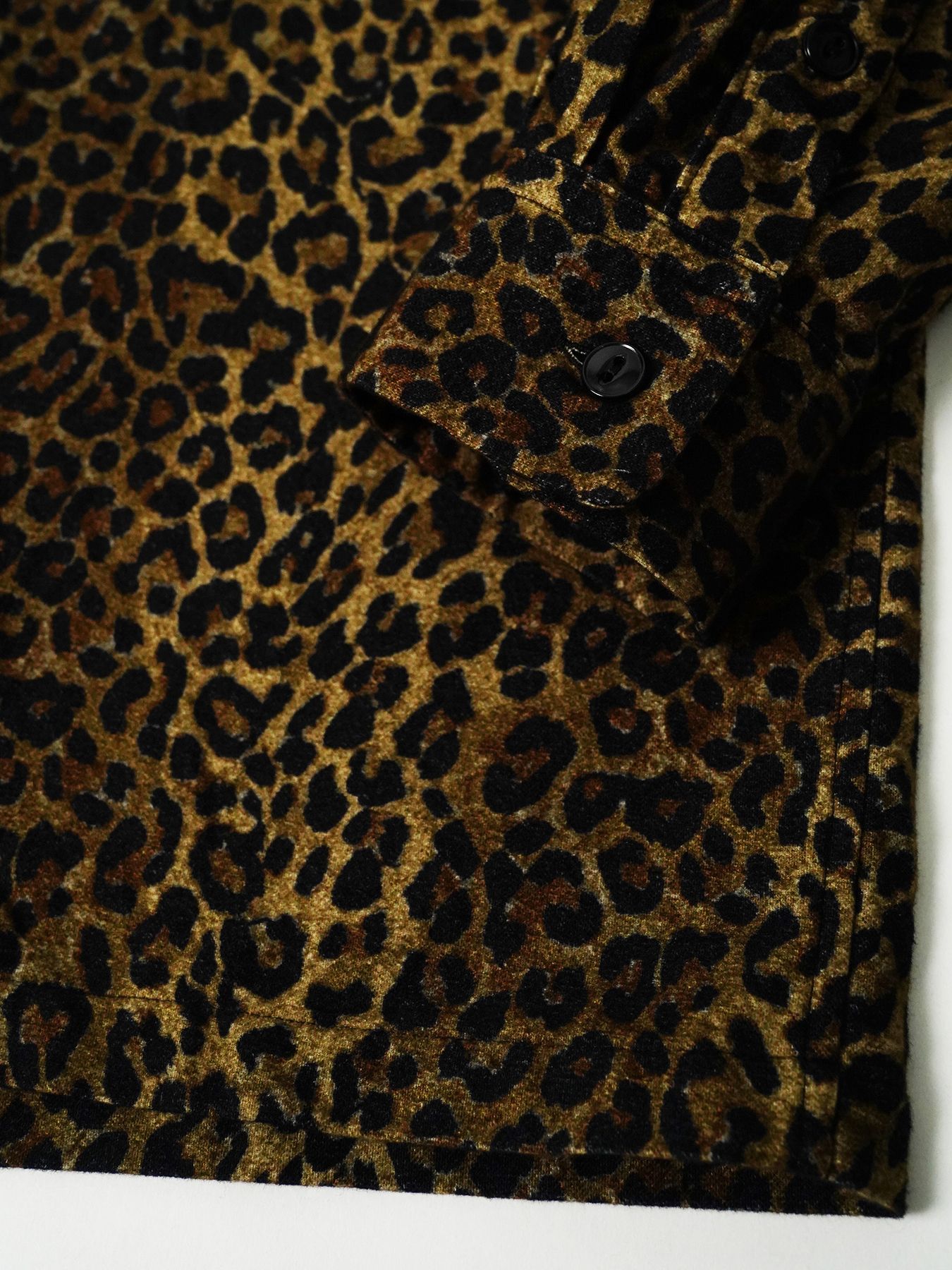 【予約品 7月5日(日) 締切】LEOPARD FLANNELSHIRTS / レオパード フランネルシャツ / ベージュ