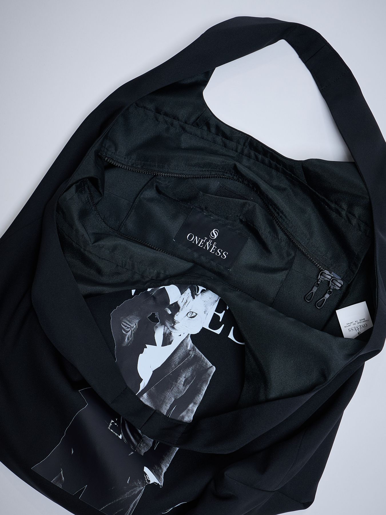 【予約品 4月26日(日) 締切】Shoulder Tote Bag / ショルダートートバッグ / ブラックフローラ