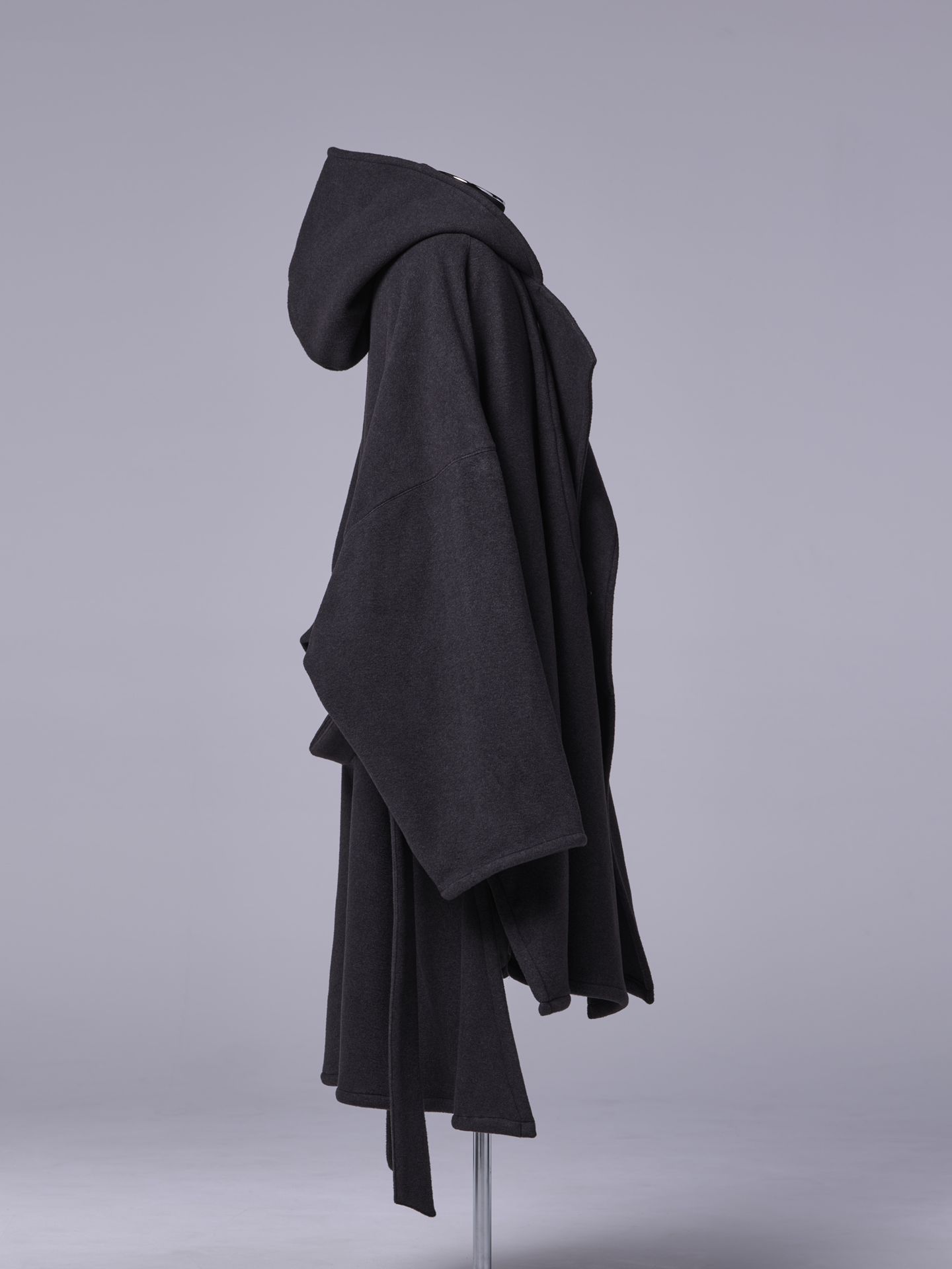 《予約品 》 HAORI / 厚地フリース / チャコールグレー