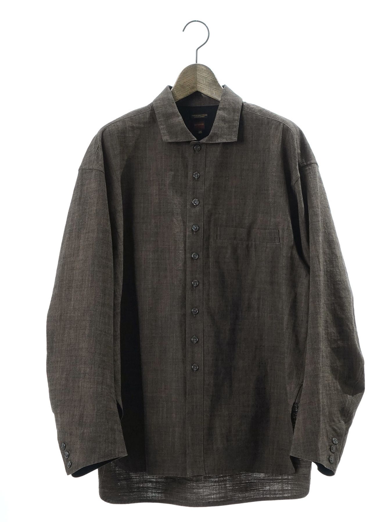 【予約品 10月26日(日) 締切】GERMANSHIRT / コットンシャツ / BROWN