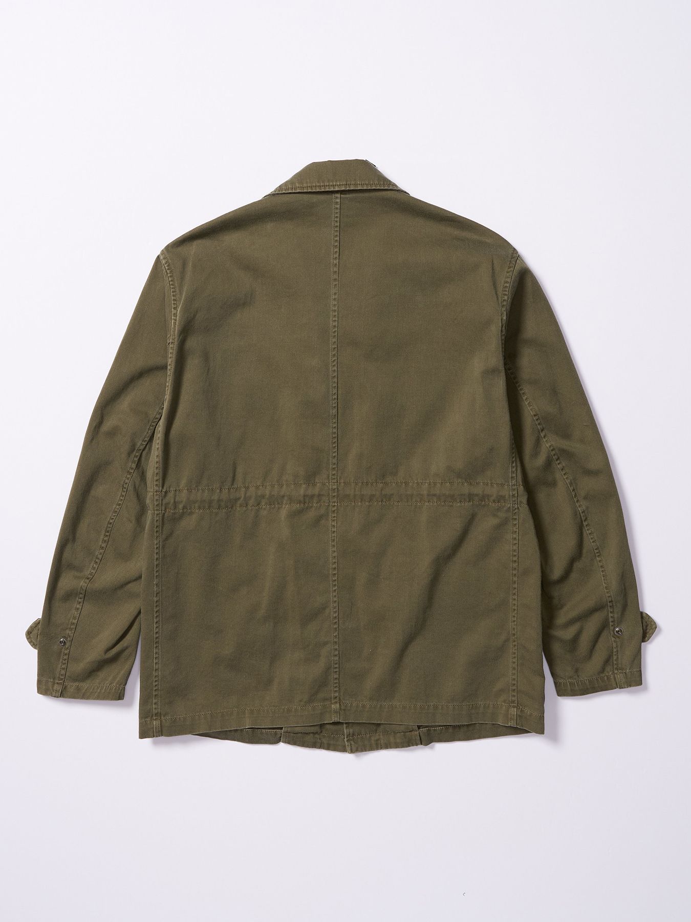 【予約品 4月19日(日) 18時締切】sulfur dyed M47 shirt / 硫化染め M47シャツ / フェードカーキ