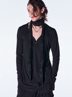 【予約品 6月29日(月) 締切】Opal Mesh Stole / オパールメッシュ ストール / ブラック