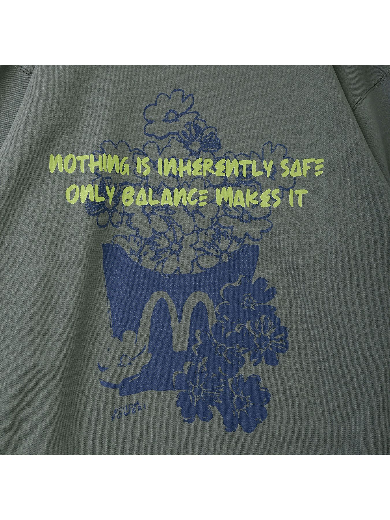 BALANCE SWEAT / クルーネックスウェット / フェードグリーン