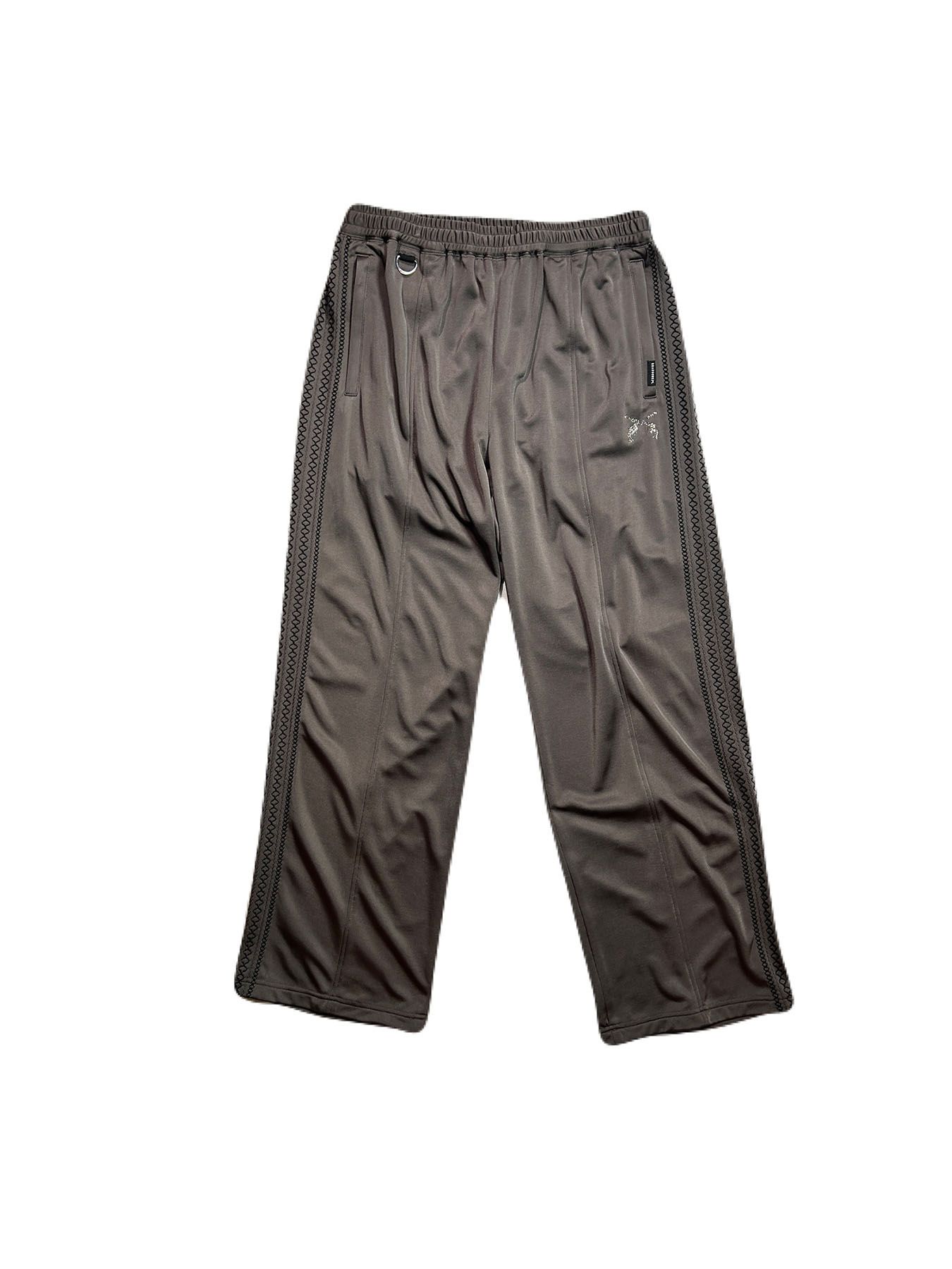 【予約品 8月10日(日) 締切 】SATIN LINE PANTS CRY / サテン ラインパンツ / クリスタル グレー