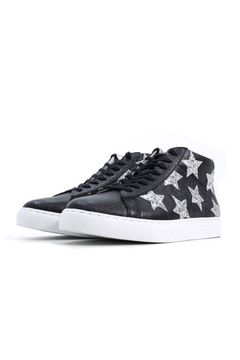 STARデザインスニーカー 3070 / BLACK×SILVER 【HONOUR OVATION】