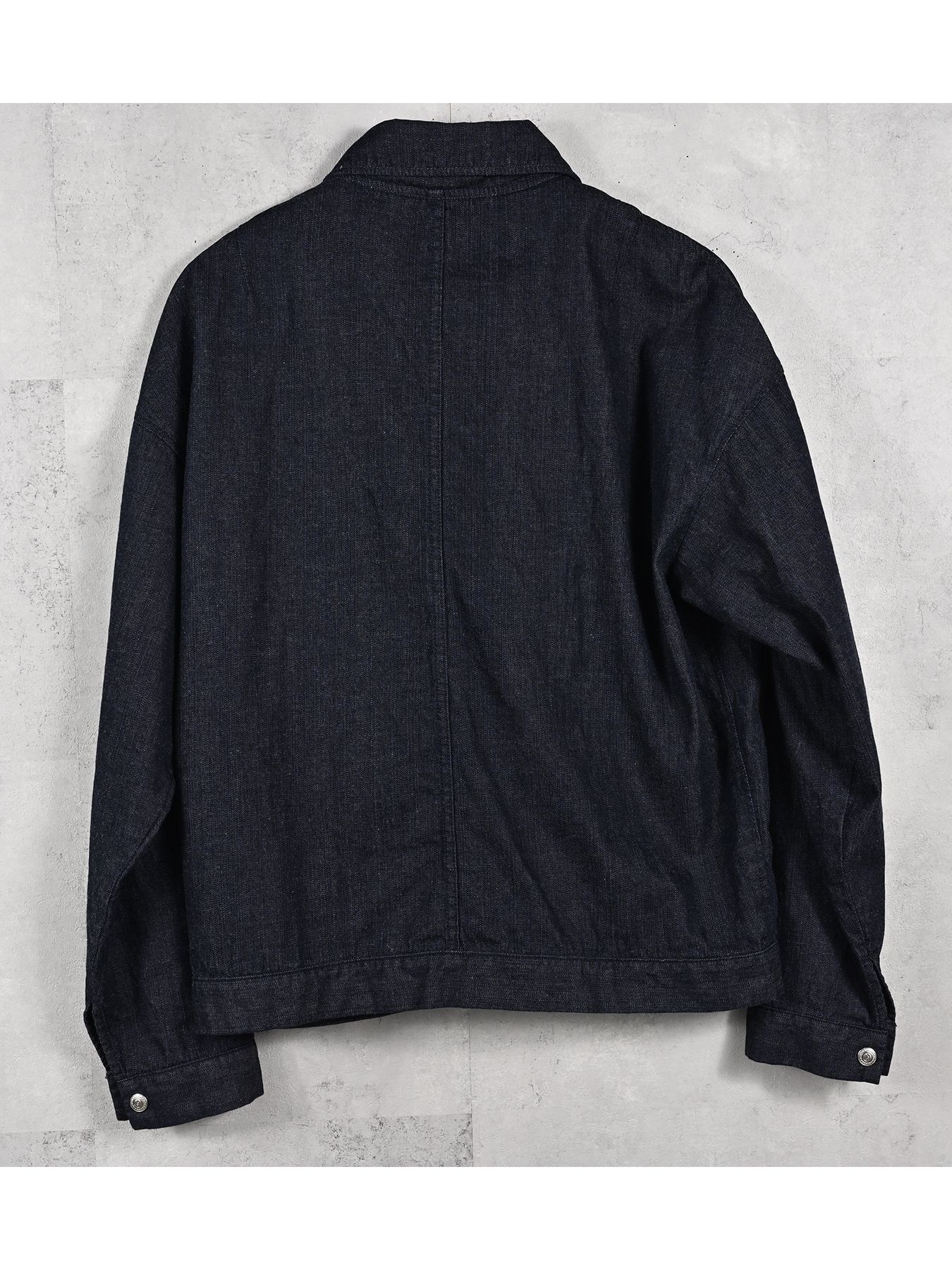 【予約品 11月16日(日) 締切】LDENIM AG FLIGHT JK / ライトデニム ミリタリージャケット / インディゴワンウォッシュ