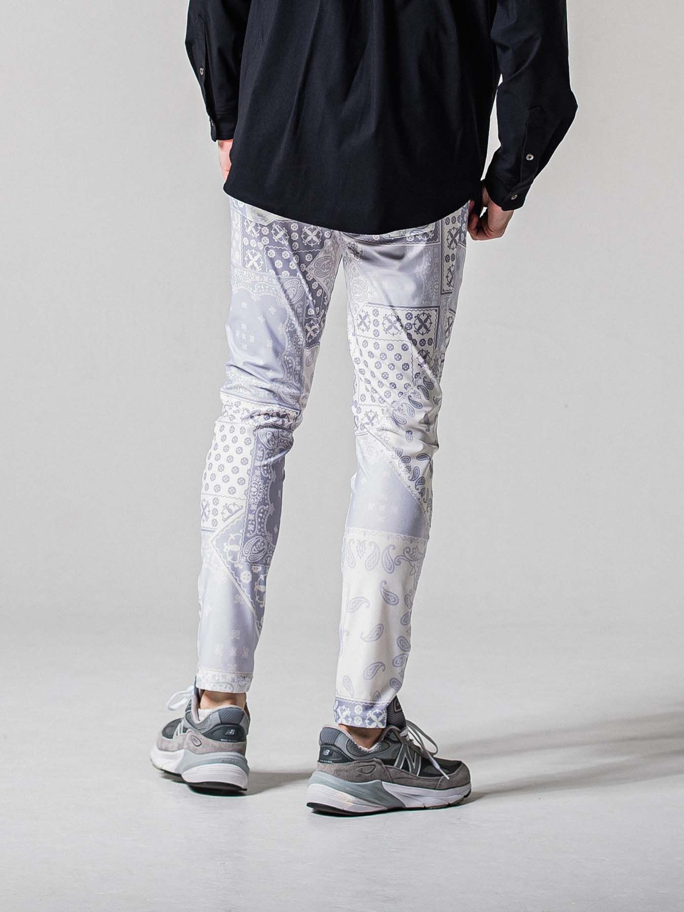 【予約品 11月16日(日) 締切】CHRIS EASY TUCK PANTS / スラックス イージーパンツ / バンダナグレー