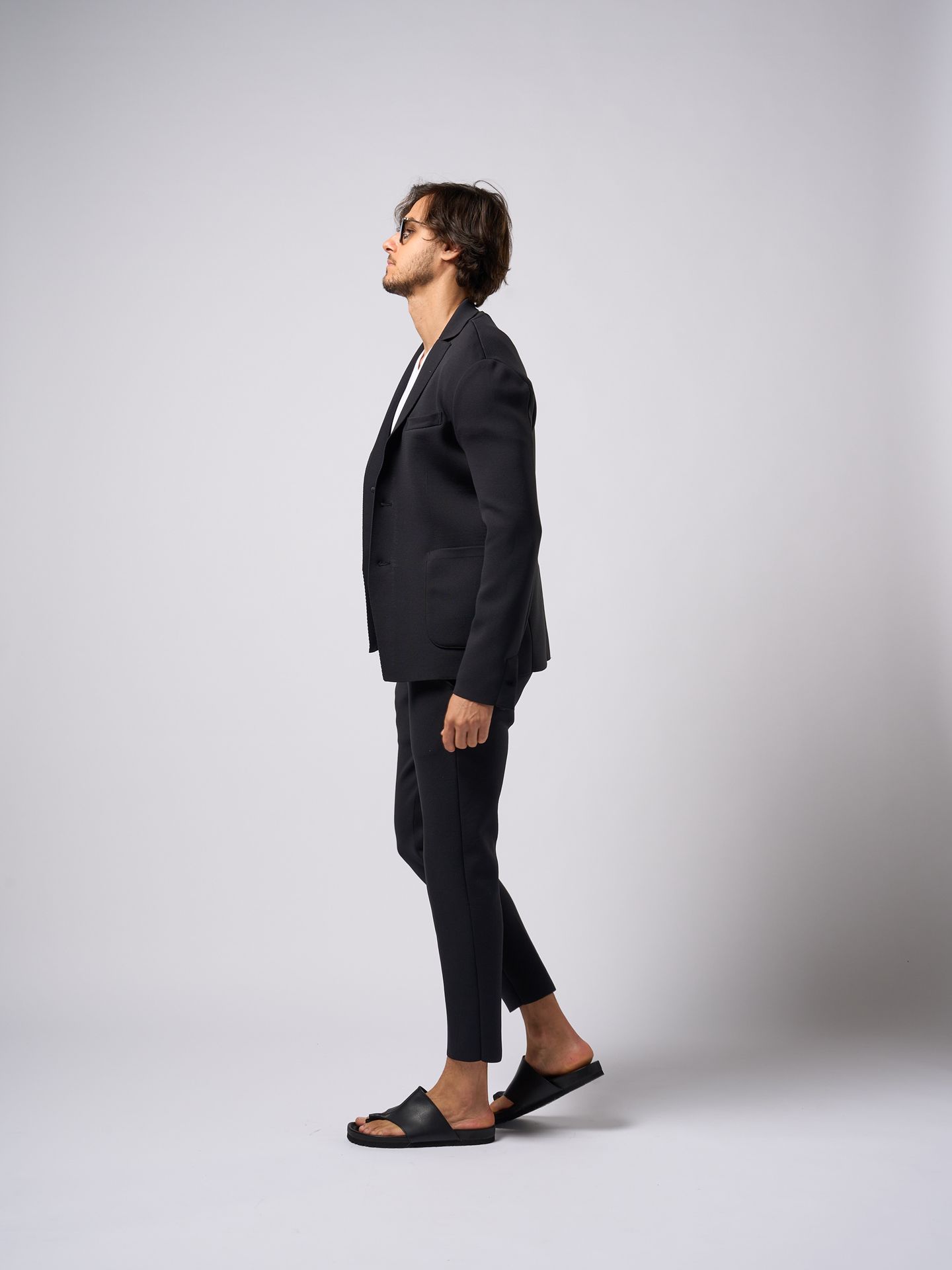 【予約品9月19日 10時締め】 function knit jacket / ニットジャケット / ブラック