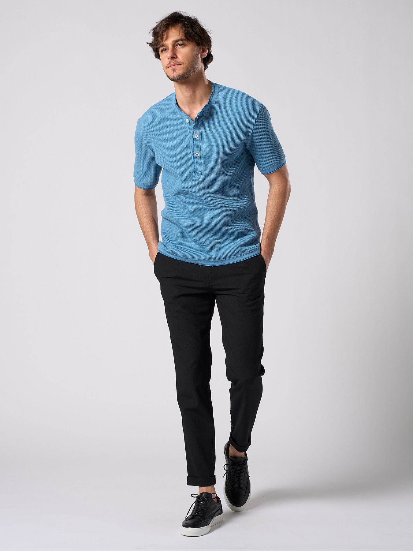 【予約品 1月25日(日) 締切】tuck slim slacks / タックスリムスラックス / ブラック