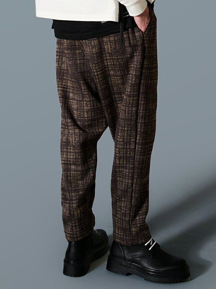 PRINT SAROUEL PANTS  / パンツ / モカチャコール