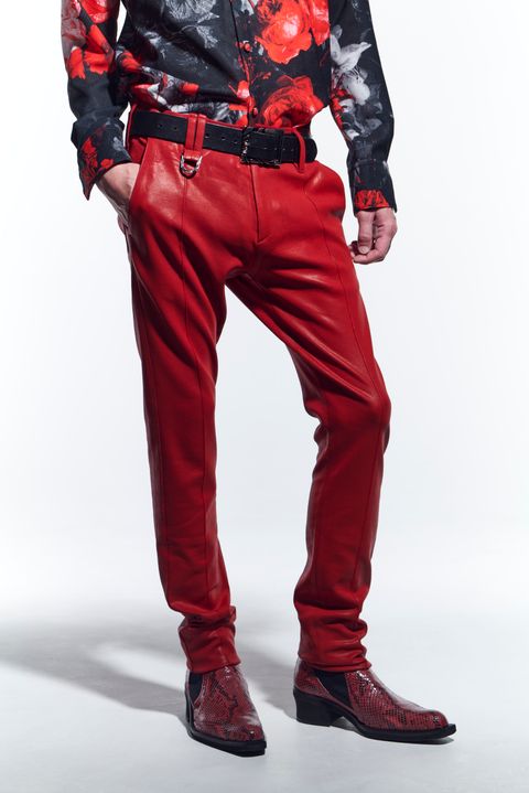 《予約品》 SkinnySlacks スラックス PonchJersey / Red 【kiryuyrik】 3月入荷予定