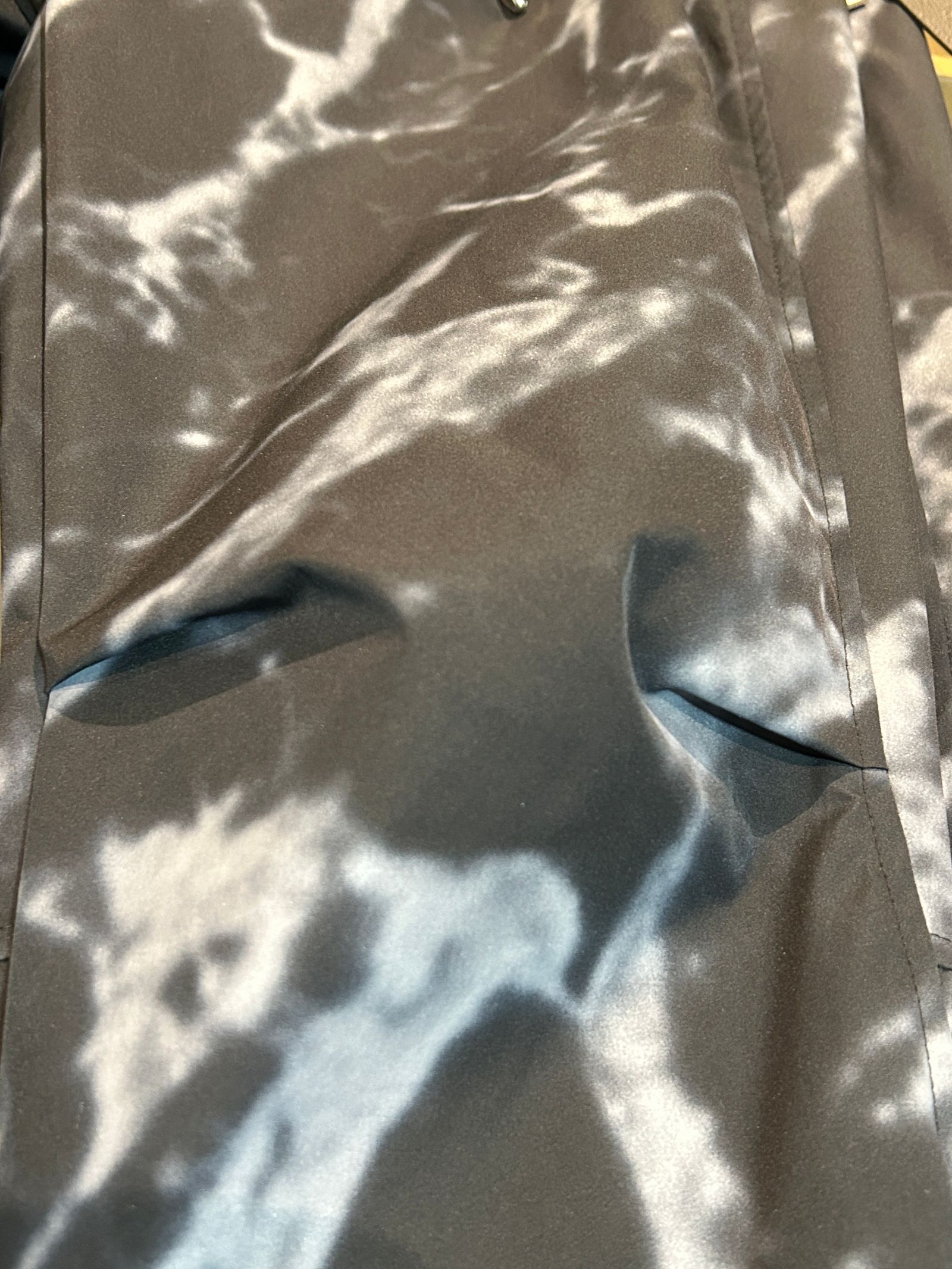 tuck rib pants / タックリブパンツ / モノプリント