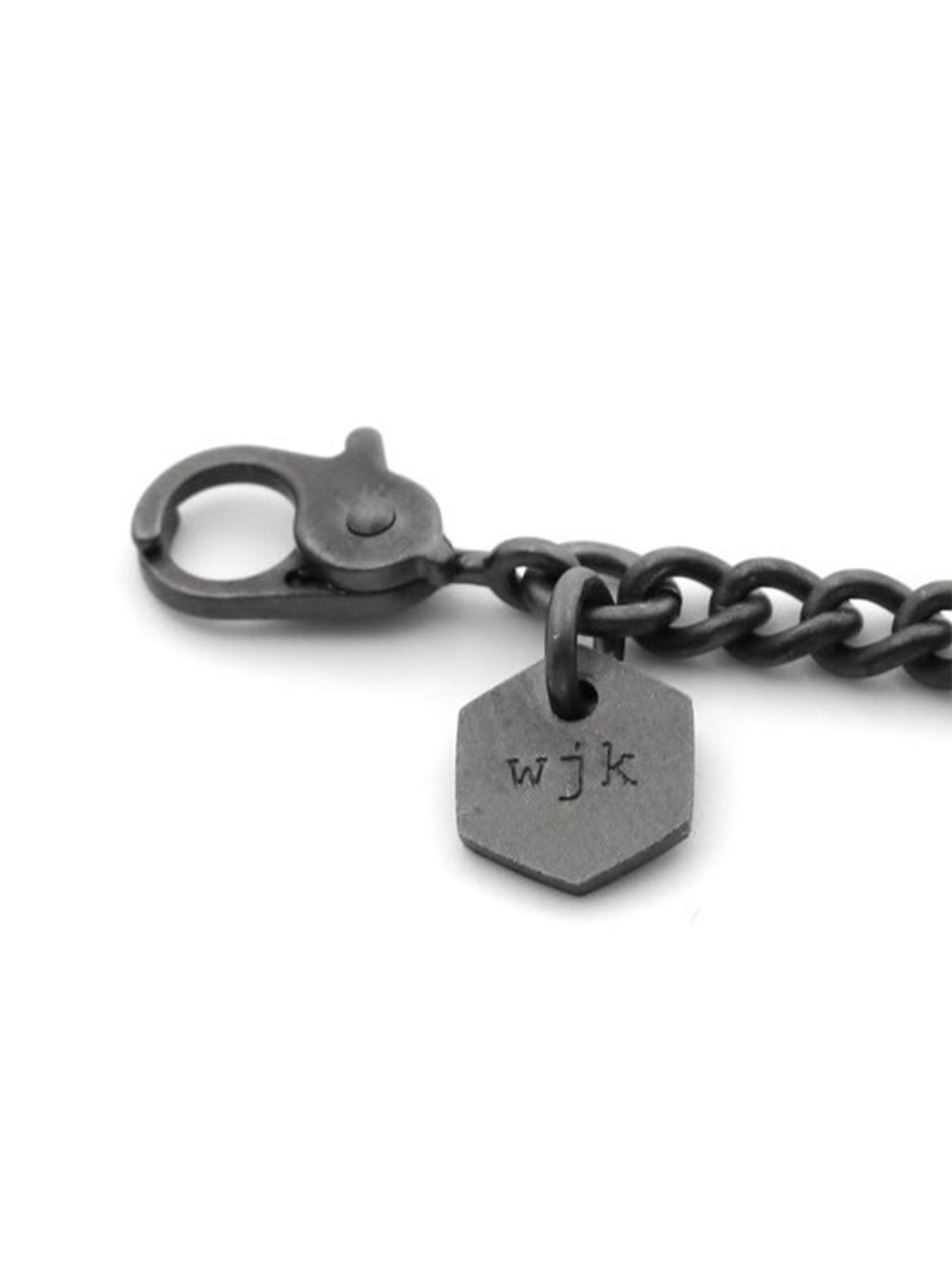 【予約品 9月23日(火) 締切】IVXLCDM ×wjk  slim chain bracelet / スリムチェーンブレスレット / ブラックコーティング