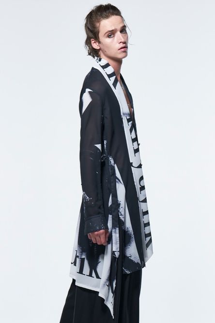 《予約品》 StoalFlareShirt / ブラック＆ホワイト 【kiryuyrik】 2023年3月以降入荷予定