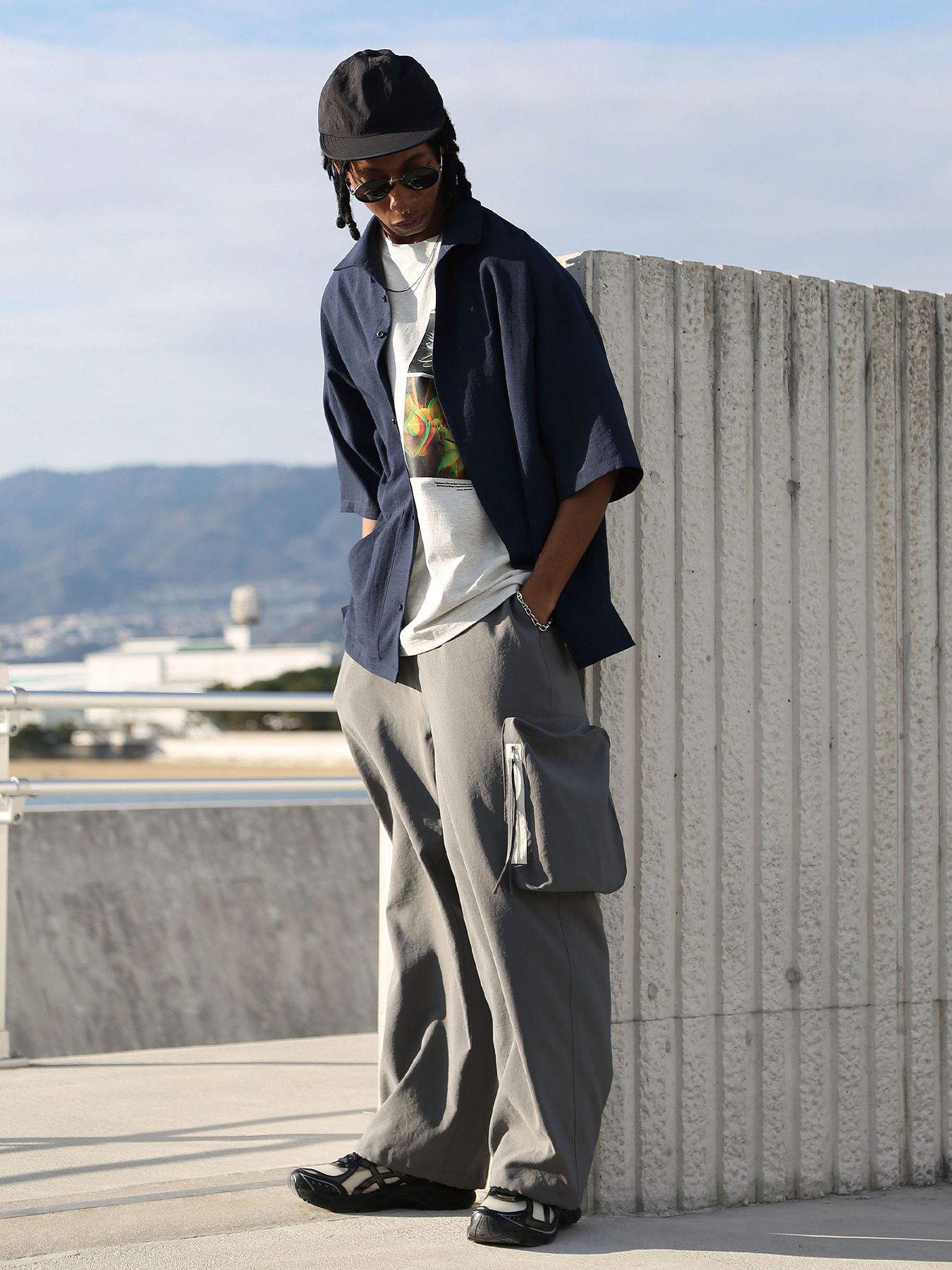 FUNCTION PANTS / グレー【QUOLT】