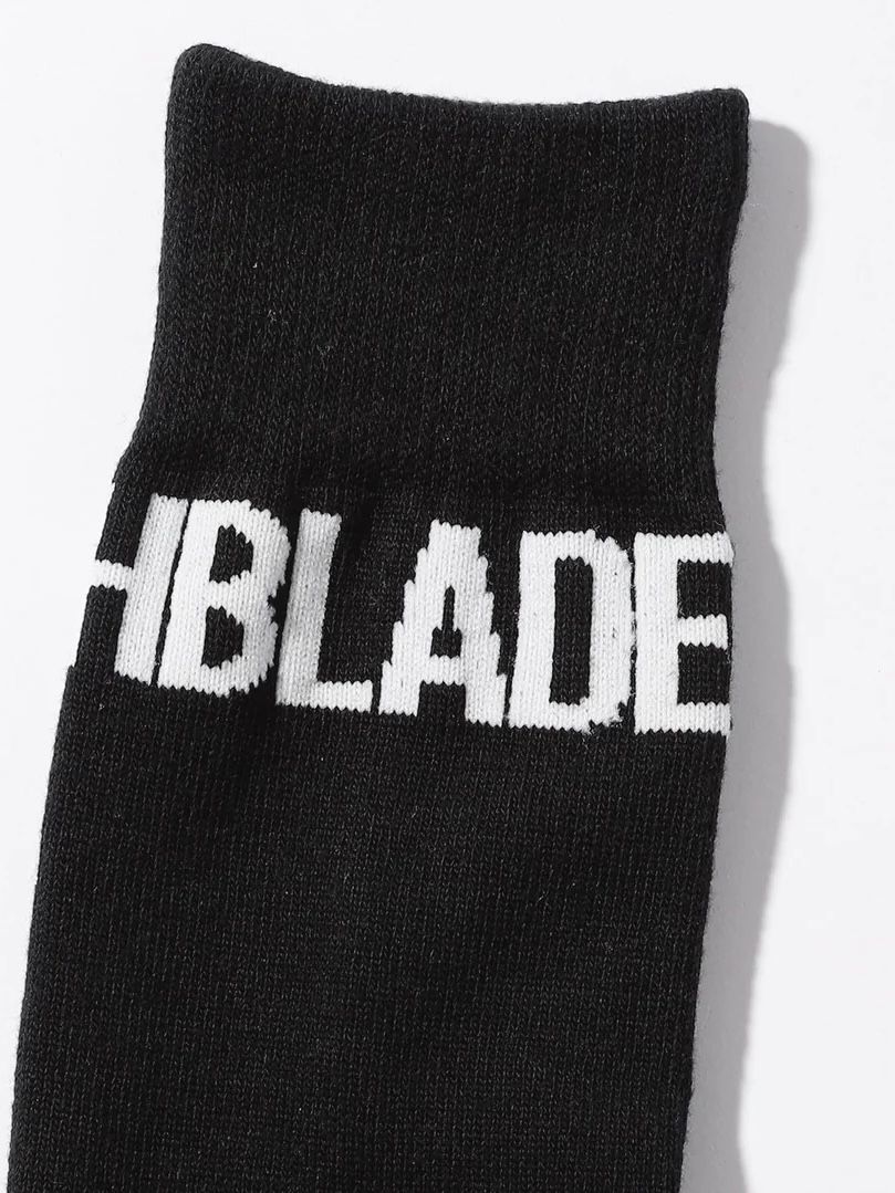 CLASSIC CREW SOCKS / BLACKソックスブラック 【SWITCH BLADE】