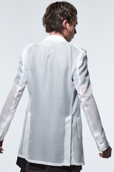 《予約品》 UnconPeackedJacket / ホワイト 【kiryuyrik】 2023年5月以降入荷予定