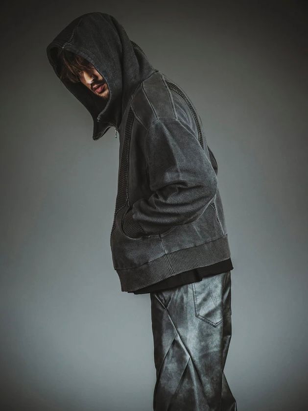 チェンジングニットフーデッドブルゾン 857010-360B / グレー【NO ID.】