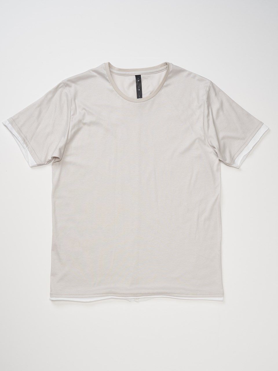 《予約品》 sweater's cut S/S / Tシャツ / スノーグレー×ホワイト