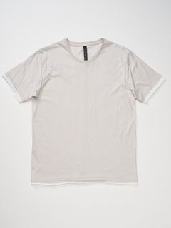 《予約品》 sweater's cut S/S / Tシャツ / スノーグレー×ホワイト