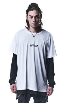《予約品》 LayerdLongSleevesT-Shirts Tシャツ BEATENJIKU / White&Black 【kiryuyrik】 7月入荷予定