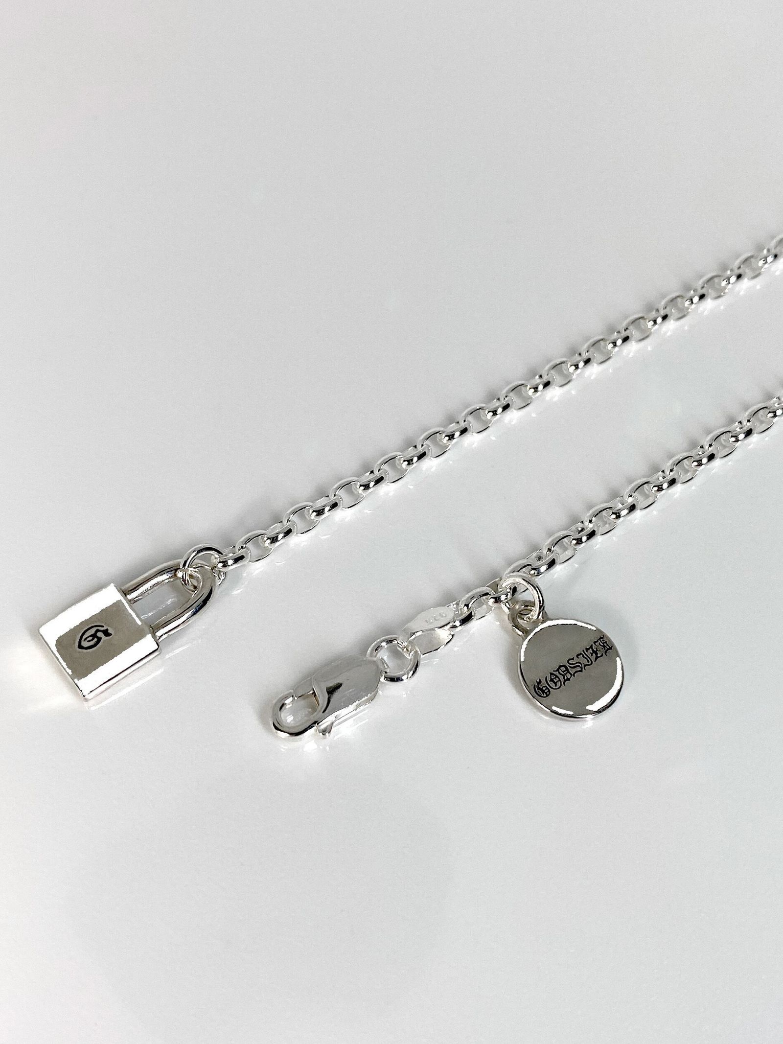 《受注生産》CHAIN NECKLACE #3 with GODSIZE® I.D. TAG 75 / ゴッドサイズ® #3 I.D.タグネックレスチェーン75 / 注文から2～3週間後入荷予定